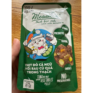 Pate thạch Meowcat cho mèo - 70g