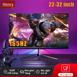 Henry Màn hình cong 17/19/22/24/27/32 inch Tốc độ làm mới 165HZ IPS Cáp HDMI Bảo hành 1 năm