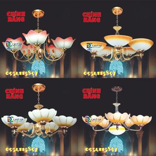 Đèn chùm cổ điển phòng khách,đèn chùm phòng ngủ,đèn chùm phòng bếp nhỏ gọn và xinh xắn NC6211/5A,6211/5B,9036/5,6210/5