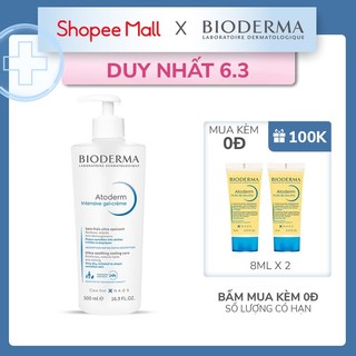 Kem gel dưỡng ẩm và làm dịu dạng gel cho da khô , da rất khô Bioderma Atoderm Intensive gel-crème 500ml