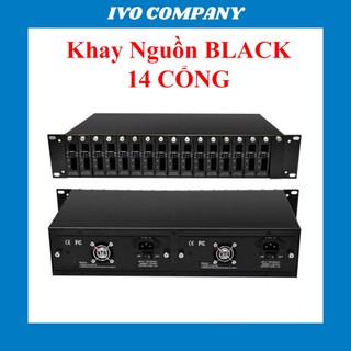 Khay Nguồn Converter Quang 14 Cổng Quản Lý Tập Trung