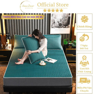 Chiếu điều hòa cao su non 1m, 1m2, 1m4, 1m5, 1m6, 1m8, 2m2 x 2m, - bộ chiếu tencel tặng kèm vỏ gối