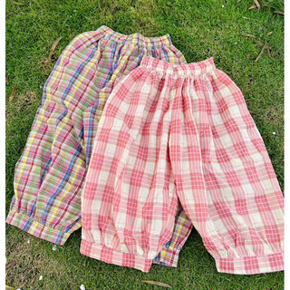 Quần Bom Chống Muỗi Cho Bé CELINA Q1 Chất Liệu Thô Cotton Hoạ Tiết Kẻ Caro