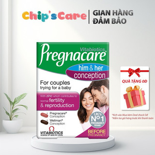 Pregnacare Him and Her Conception vitamin tổng hợp tăng khả năng thụ thai cho 2 vợ chồng date 2026