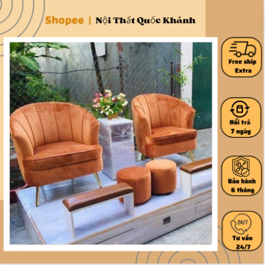 Ghê sofa làm nail, ghế làm nail chân, ghế nail đôi, ghế nail đơn đẹp nhỏ gọn, Nhận đặt màu sắc theo yêu cầu QK