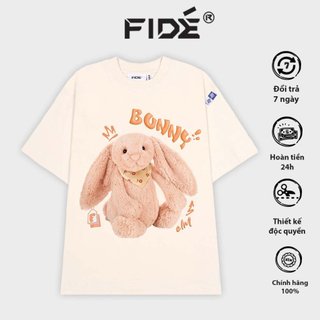 Áo thun FIDE BUNNY unisex form rộng cổ tròn BUNNY - AT47