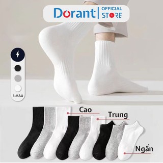 Tất nam nữ chất liệu vải Hàn Quốc co giãn bốn chiều, vớ nam nữ phong cách đơn giản, chống hôi chân