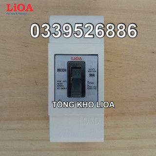 Combo cầu dao tự động an toàn APTOMAT LiOA 2 cực 1 tiếp điểm - Lắp nổi nhỏ