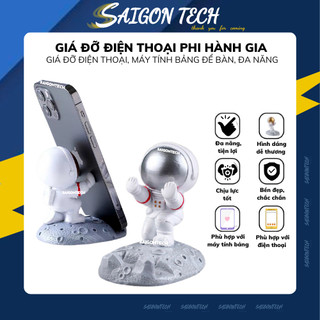Giá Đỡ Điện Thoại, Ipad Máy Tính Bảng Kiểu Dáng Phi Hành Gia Đa Năng Để Bàn
