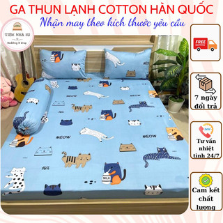 Ga nệm in 3d hàn quốc thun mát lạnh