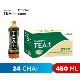 Không kèm KM- Lốc 6 Chai Trà Ô Long Tea Plus 450ml