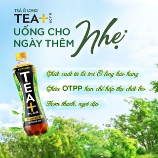 Không kèm KM- Lốc 6 Chai Trà Ô Long Tea Plus 450ml