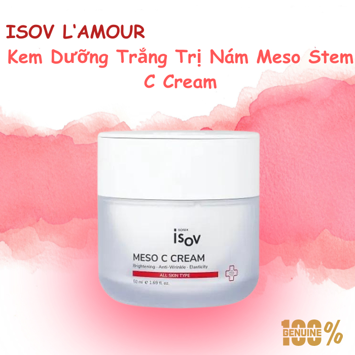 Kem Dưỡng Trắng Tr.ị Nám Meso Stem C Cream Isov
