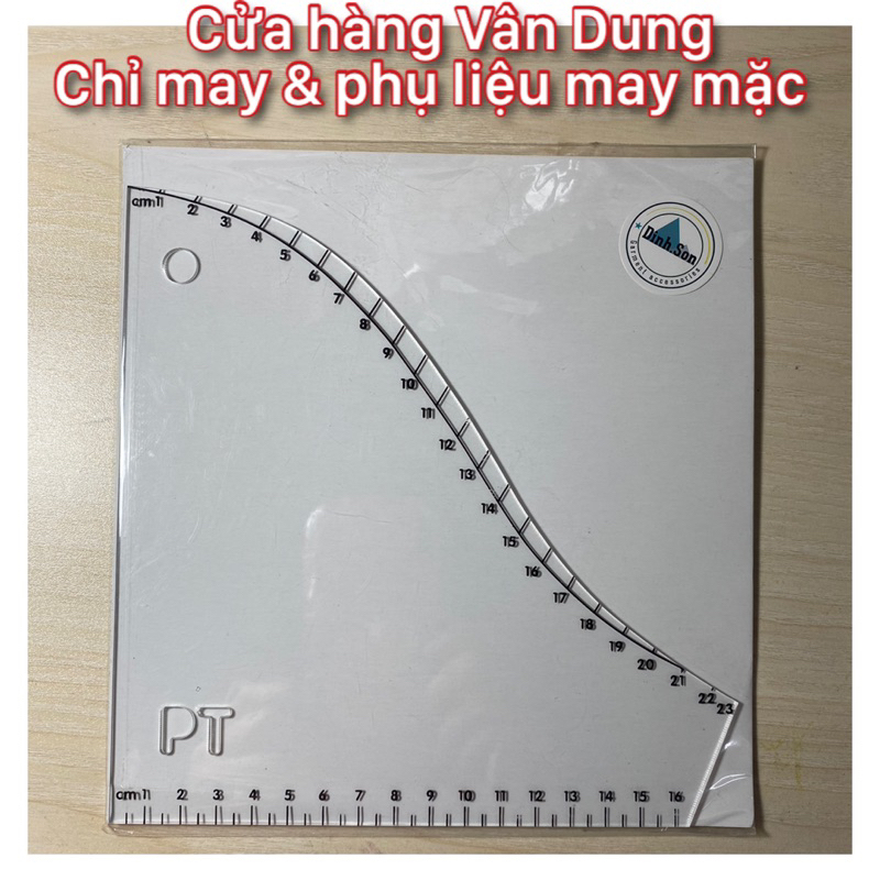 Thước  vẽ tay áo,nách áo