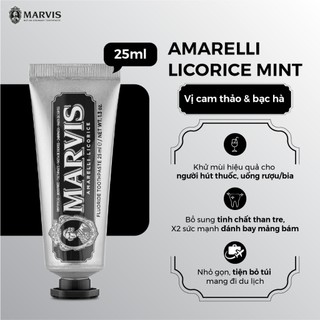 Kem Đánh Răng Marvis Amarelli Licorice Mint