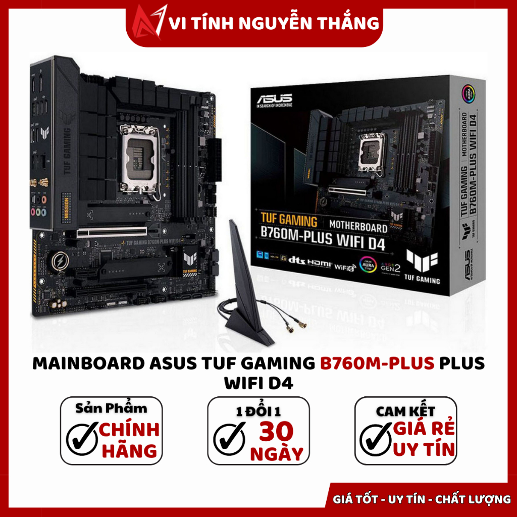 MAINBOARD ASUS TUF GAMING B760M PLUS WIFI D4