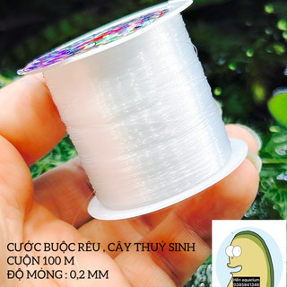 Cước buộc cây thuỷ sinh , cước tàng hình siêu mỏng và dai chuyên buộc rêu
