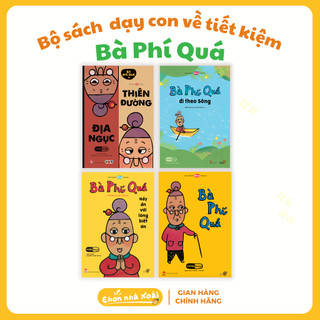 Sách ehon cho bé từ 3 tuổi - bộ 4 cuốn bà phí quá