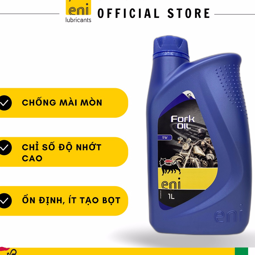 Dầu phuộc Eni Fork oil 5W ( nhập khẩu Ý ) chuyên cho xe đua.