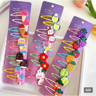Set Kẹp Cặp Cột Tóc Cho Bé Gái Xinh Xắn