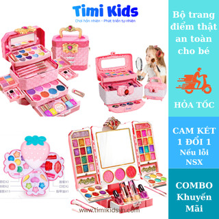 [ Freeship ] Đồ chơi trang điểm thật cho bé nguyên liệu hoàn toàn từ thực vật an toàn cho da, dễ dàng rửa sạch với nước