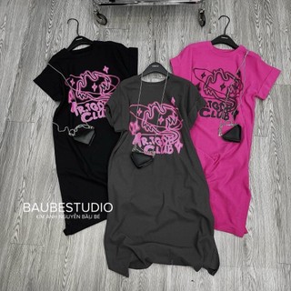 Váy xuông dáng dài chất cotton 2 chiều túi sườn - Anna.Store