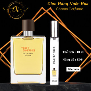 Nước hoa nam Hermes Terre D’Hermes dạng chiết 10ml nam tính, mạnh mẽ - Channi.perfume