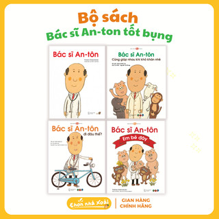 Sách Ehon - Bộ 4 cuốn Bác Sĩ An-tôn (Dạy con tư duy EQ từ 3 tuổi)