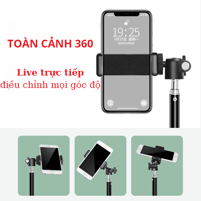 Gậy livestream gậy chụp ảnh quay video reivew sản phẩm cho điện thoại tiện lợi selfie phụ kiện | BigBuy360 - bigbuy360.vn