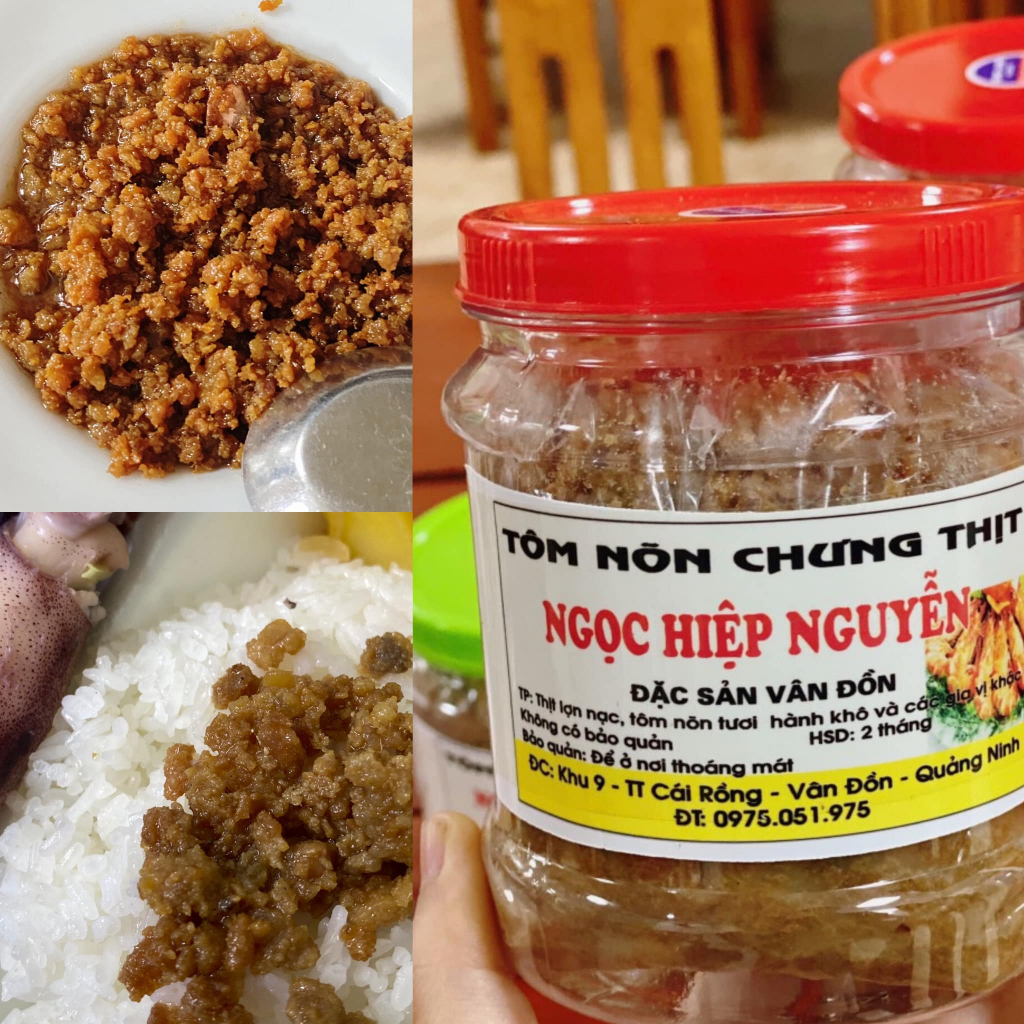 Mắm tép Tôm Nõn Chưng Thịt Vân Đồn