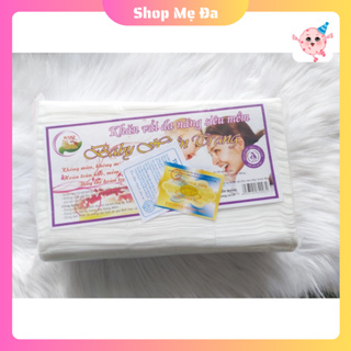 Khăn vải khô đa năng Hiền Trang siêu mềm loại dày tiện lợi cho mẹ và bé (Gói ~200gr, 145-150 tờ)