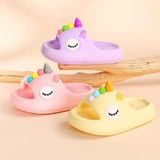 Dép Lê Dép đi biển Bé Gái Hoạ Tiết Ngựa 7 Màu Siêu Xinh dép hè Cao Su Non Chống Trơn Trượt Hiệu Quả Outfit Cưng Xỉu