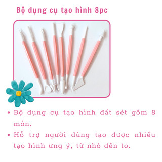 Đất Sét Siêu Nhẹ COMBO Tạo Hình Làm Tranh Đất Sét Cho Bé - Handmade Nhamoon