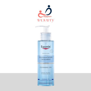 Sữa rửa mặt dạng gel dành cho da nhạy cảm Eucerin DermatoCLEAN Hyaluron Cleansing Gel 200ML