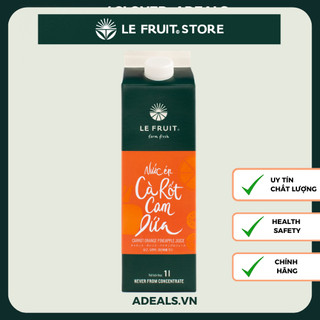Le Fruit Nước ép Nước cà rốt-cam-dứa -1L