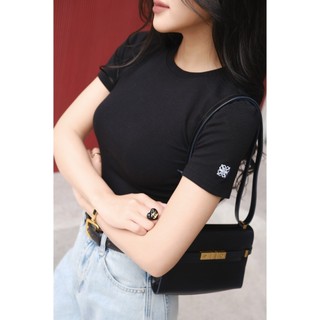 Áo thun tay ngắn BASIC RIBI TOP
