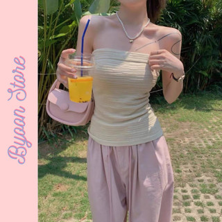 [BYOON SAIGON] Áo Ống Cúp Ngực Form Ôm Đơn Sexy A5869