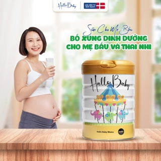 Sữa bột Hallo Baby MAMA 800gr dành cho bà bầu bổ sung dưỡng chất thơm ngon