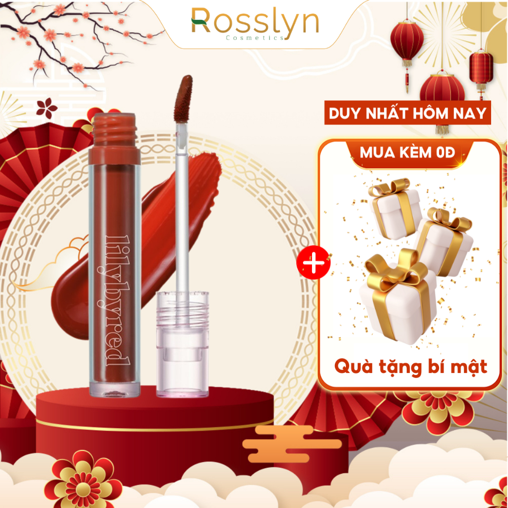 Son Tint Bóng Lilybyred Glassy Layer Fixing Tint Căng Mọng Mướt Mịn Lì 3.8g Rosslyn