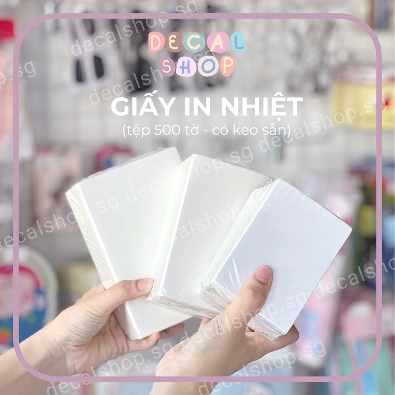 [Tệp 500 tờ] Giấy In Nhiệt