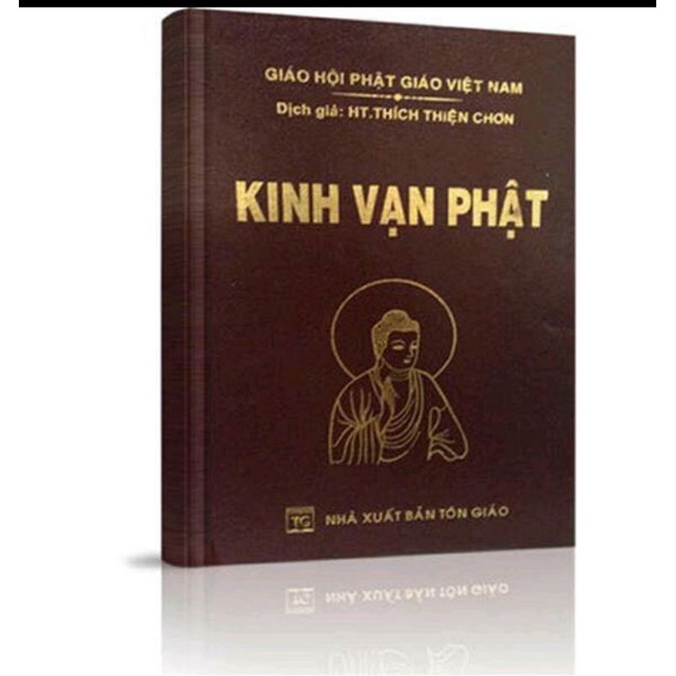 Sách - Kinh Vạn Phật (Bìa Da khổ 15 x 24 cm,QB - Nhà Sách Anh Thành)