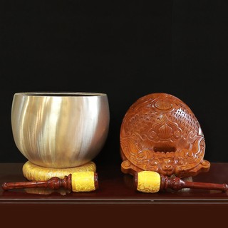 chuông mõ huế 3 tay ( đường kính 19cm) - chuông đồng mõ mít loại 1