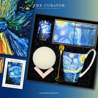 Set quà Starry Starry night | Quà tặng Cao cấp | Quà tặng Van Gogh | Quà tặng Sếp | Quà tặng bạn trai | Quà tặng nghệ th