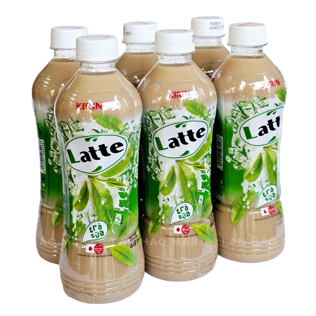 6 chai trà sữa Latte KIRIN 440ml