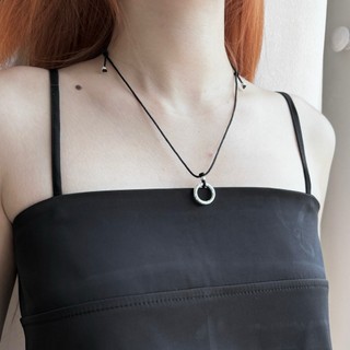 Dây chuyền basic mặt hình tròn N192 Choker Club