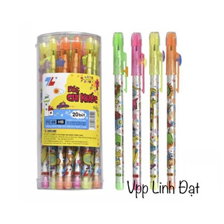 Bút chì khúc Thiên Long, chì khúc HB có tẩy PC 09 hàng chính hãng