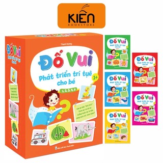 Sách - Đố Vui Phát Triển Trí Tuệ Cho Bé 1+ 1 Tuổi Trở Lên - Trọn Bộ 5 Quyển - Nhà Sách Kiến