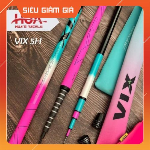 Cần câu tay VIX HUA 5H Tặng kèm ngọn chuyên đánh cảm giác rô chép đủ size