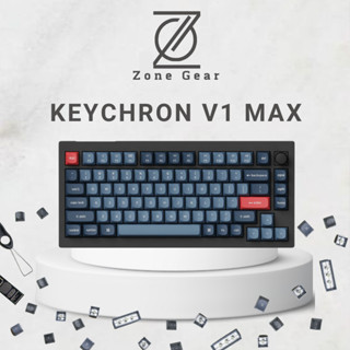 Bàn phím cơ Keychron V1 Max có Wireless 2.4ghz - Bluetooth 5.1 - Hỗ trợ QMK/VIA - Layout 75% - Led RGB