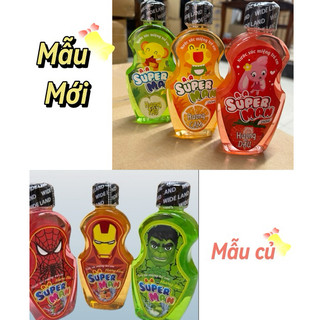Nước súc miệng trẻ em superman 200ml 6 thành phần chính hãng
